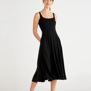 Quince Tencel Jersey Fit and Flare Dress | Reformation Dupe!